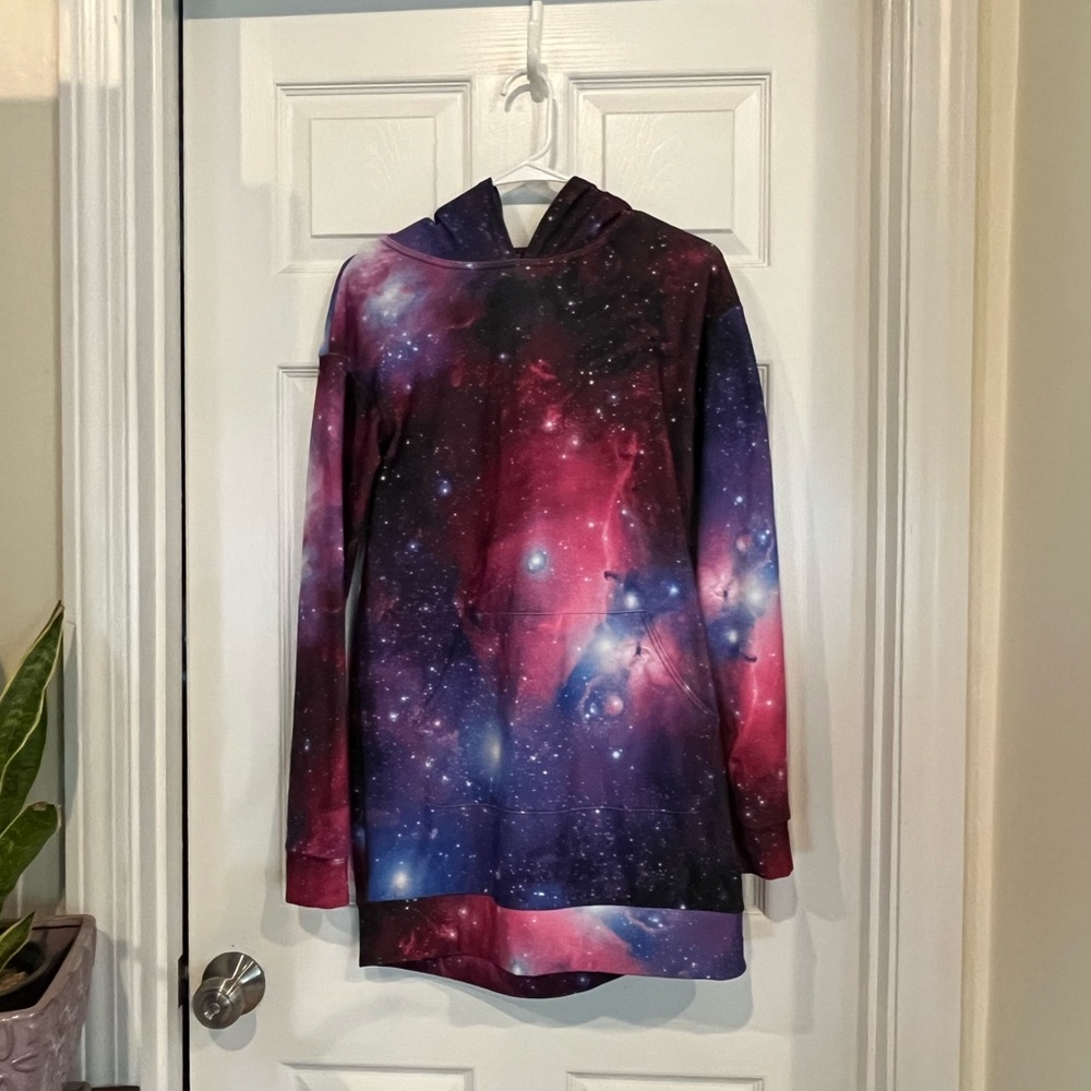 BlackMilk Clothing Galaxy Purple Slouchy XS